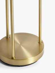 John Lewis Cluster Trio Shelf Floor Lamp, Brass - thumbnail 6