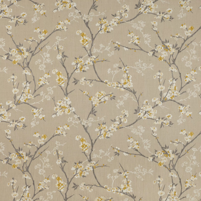 John Lewis Blossom Weave Made to Measure Curtains or Roman Blind, Gold - image 1