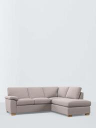 John Lewis Camden 5+ Seater LHF Corner End Chaise Unit, Light Leg - thumbnail 1