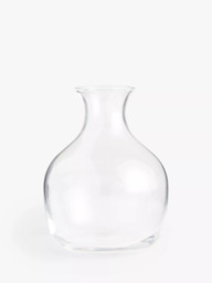 John Lewis Glass Plump Posy Vase, H13cm