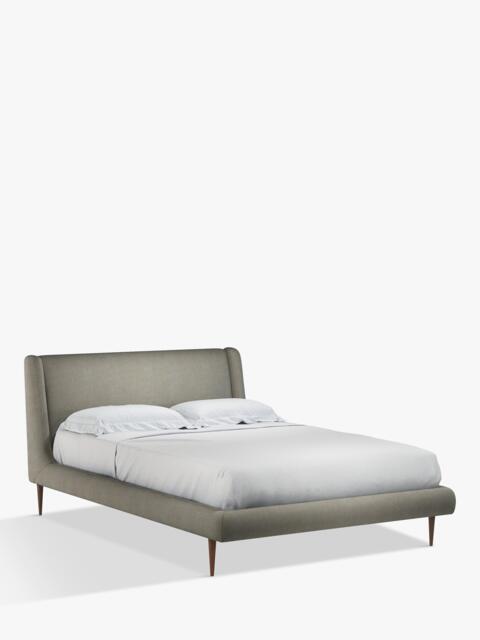 John Lewis Mid-Century Sweep Upholstered Bed Frame, Super King Size - image 1