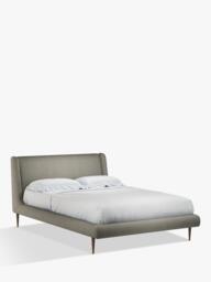 John Lewis Mid-Century Sweep Upholstered Bed Frame, Super King Size