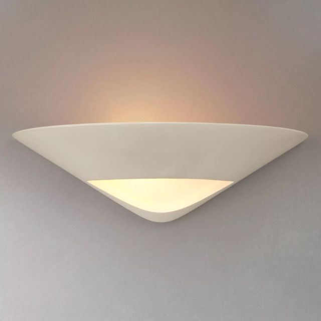 John Lewis Tessa Uplighter Wall Light, White - image 1
