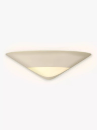 John Lewis Tessa Uplighter Wall Light, White - thumbnail 3