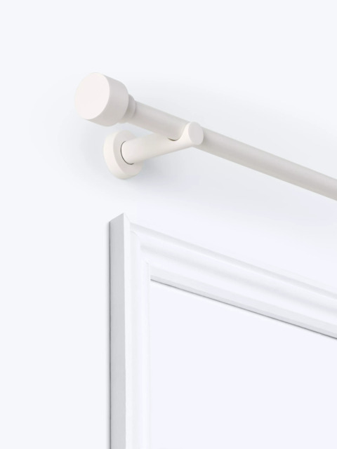 John Lewis Fixed Eyelet Metal Curtain Pole Kit with Stud Finial, Dia.28mm - image 1