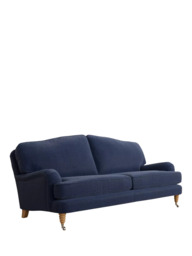 Laura Ashley Lynden Large 3 Seater Sofa, Oak Leg - thumbnail 1