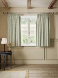 John Lewis Ticking Stripe Print Pair Lined Pencil Pleat Curtains - thumbnail 6