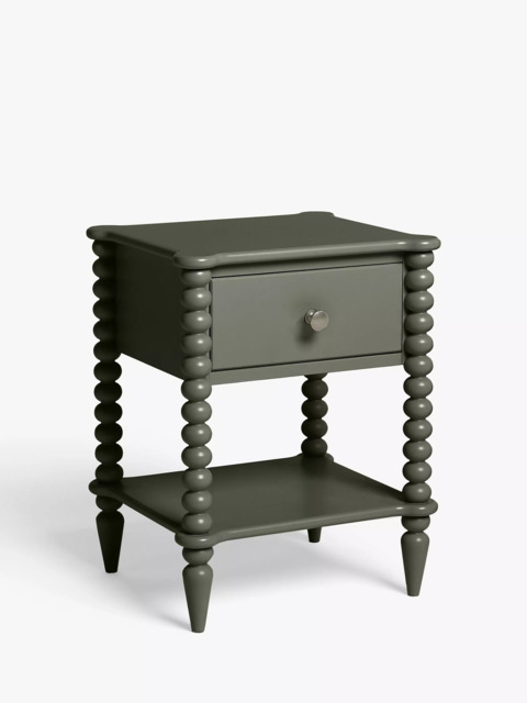 John Lewis Bobbin 1 Drawer Bedside Table