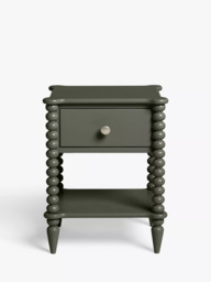 John Lewis Bobbin 1 Drawer Bedside Table - thumbnail 3