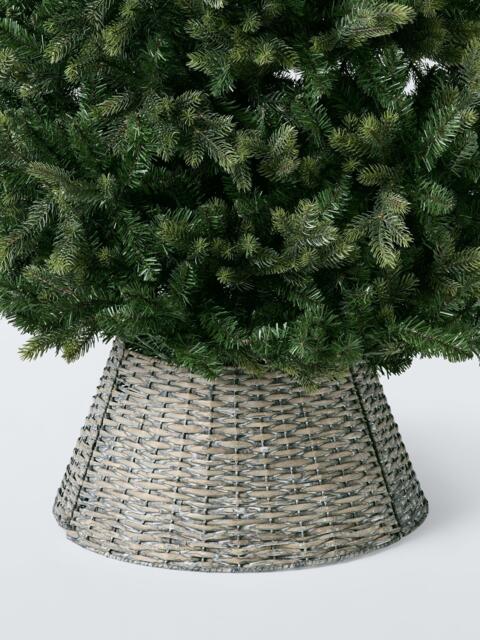 John Lewis Willow Christmas Tree Skirt, Grey - image 1