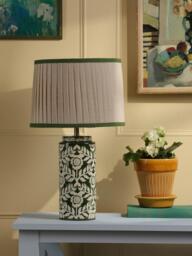 Joules Highclere Glazed Ceramic Base Table Lamp, Green - thumbnail 5