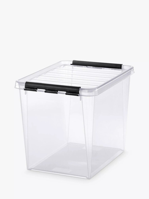 SmartStore Classic Plastic Storage Box with Lid, 25L - image 1