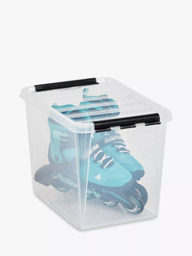 SmartStore Classic Plastic Storage Box with Lid, 25L - thumbnail 2
