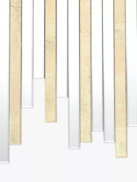 Där Pimento Bevelled Glass Wall Mirror, 86 x 66cm, Gold - thumbnail 3