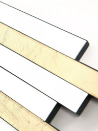 Där Pimento Bevelled Glass Wall Mirror, 86 x 66cm, Gold - thumbnail 2