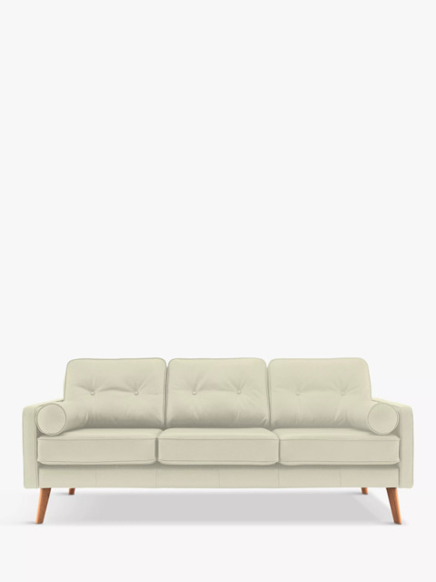 G Plan Vintage The Sixty Five Large 3 Seater Leather Sofa - image 1