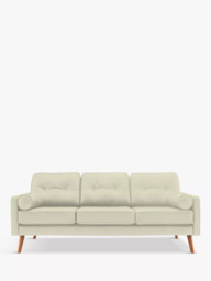 G Plan Vintage The Sixty Five Large 3 Seater Leather Sofa - thumbnail 1