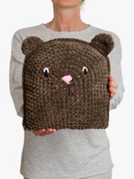 Wool Couture Teddy Bear Cushion Crochet Kit - thumbnail 2