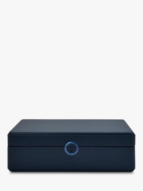 WOLF Earth Apple Leather 5 Piece Watch Box with Storage - image 1