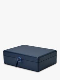 WOLF Earth Apple Leather 5 Piece Watch Box with Storage - thumbnail 4