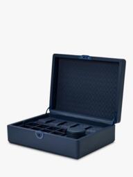 WOLF Earth Apple Leather 5 Piece Watch Box with Storage - thumbnail 2
