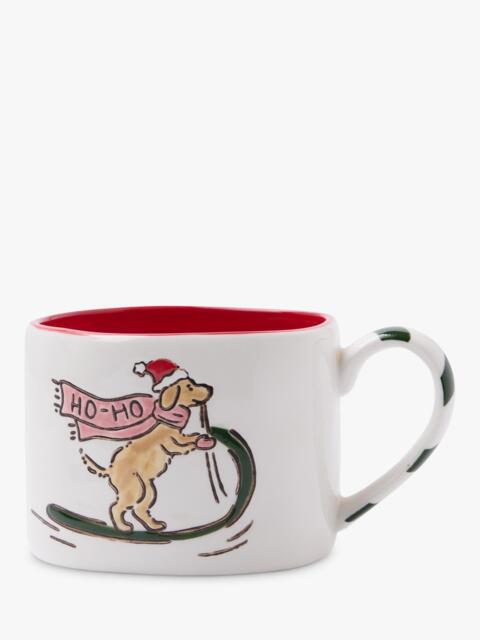 Wednesday Tea Collective Christmas Dog Stoneware Mug, 300ml - image 1