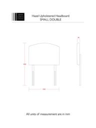 John Lewis Hazel Upholstered Headboard, Small Double - thumbnail 4