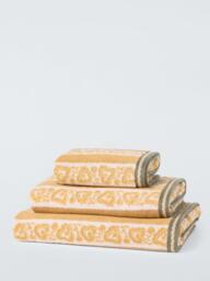 John Lewis x Sanderson Frisk Stripe Cotton Towels - thumbnail 1