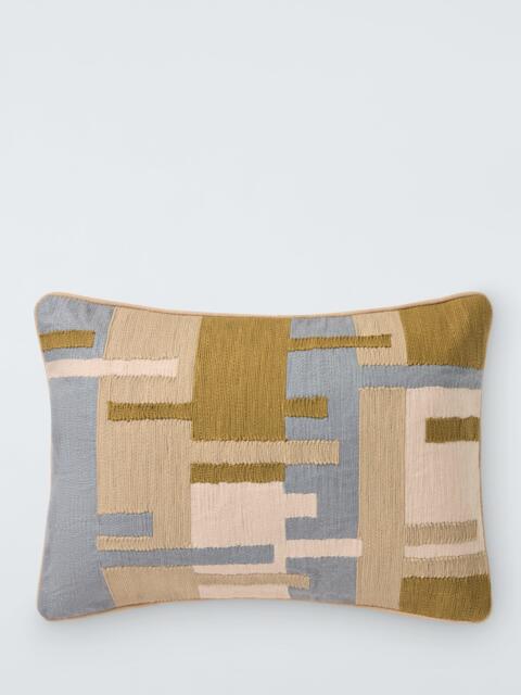 John Lewis Corded Geo Rectangular Cushion - image 1