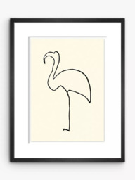 John Lewis Pablo Picasso Le Flamand Rose 'Flamingo' Framed Print & Mount, 47 x 37cm, White