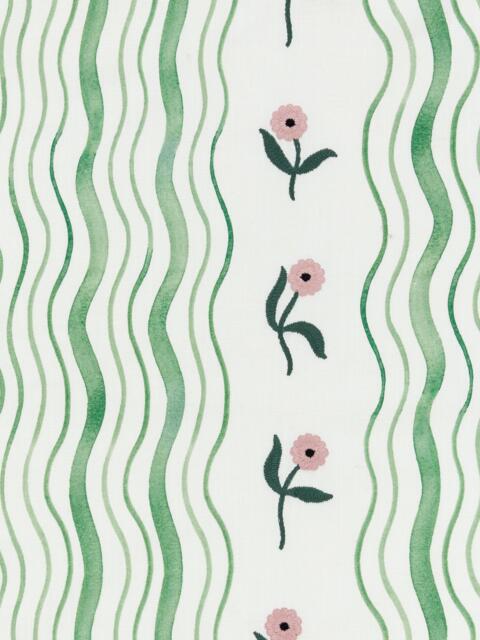 John Lewis x Anine Cecilie Iversen Ribbon Fable Made to Measure Curtains or Roman Blind, Juniper - image 1