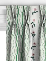 John Lewis x Anine Cecilie Iversen Ribbon Fable Made to Measure Curtains or Roman Blind, Juniper - thumbnail 5