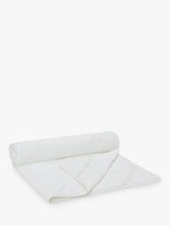 Gingerlily Silk Filled Mattress Protector, White - thumbnail 1