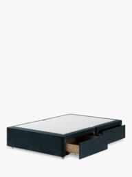 Hypnos Non-Sprung Upholstered 4 Drawer Divan Base, Small Double - thumbnail 2