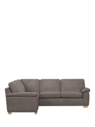 John Lewis Camden 5+ Seater Corner Leather Sofa, Light Leg - thumbnail 3