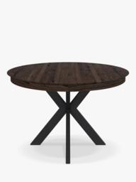 John Lewis Woburn Chamfered Edge Oval Extending Dining Table, Brown - thumbnail 1