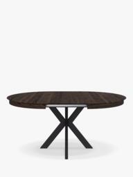 John Lewis Woburn Chamfered Edge Oval Extending Dining Table, Brown - thumbnail 3