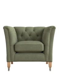 Laura Ashley Chatsworth Armchair, Oak Leg - thumbnail 2