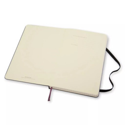 Moleskine Large Hard Cover Squared Notebook, Black - thumbnail 3