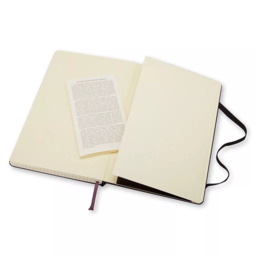 Moleskine Large Hard Cover Squared Notebook, Black - thumbnail 5