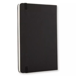 Moleskine Large Hard Cover Squared Notebook, Black - thumbnail 6
