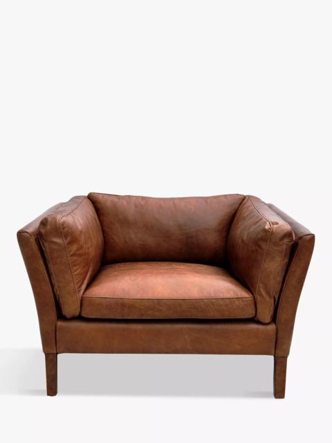 Halo Groucho Leather Armchair - image 1