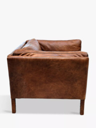 Halo Groucho Leather Armchair - thumbnail 4