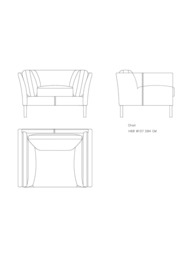 Halo Groucho Leather Armchair - thumbnail 2
