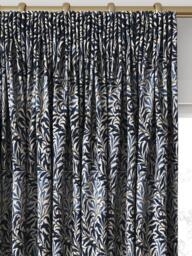 William Morris At Home Willow Bough Made to Measure Curtains or Roman Blind, Midnight - thumbnail 2