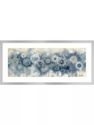 John Lewis Catherine Stephenson 'Blue Dandelion' Framed Print & Mount, 50 x 105cm