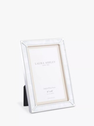 Laura Ashley Oakford Mother of Pearl Photo Frame, Grey/Nickel - thumbnail 1