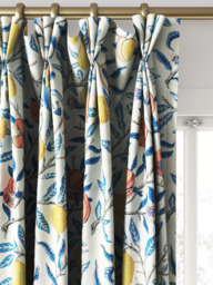 Morris & Co. Fruit Made to Measure Curtains or Roman Blind, Paradise Blue - thumbnail 6