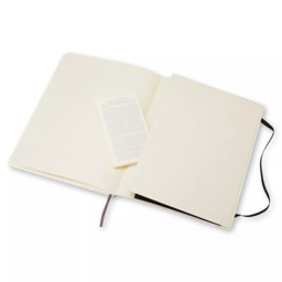 Moleskine Extra Large Soft Cover Plain Notebook, Black - thumbnail 6