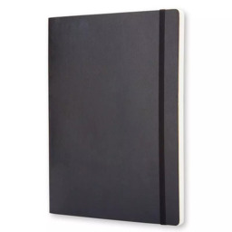 Moleskine Extra Large Soft Cover Plain Notebook, Black - thumbnail 2